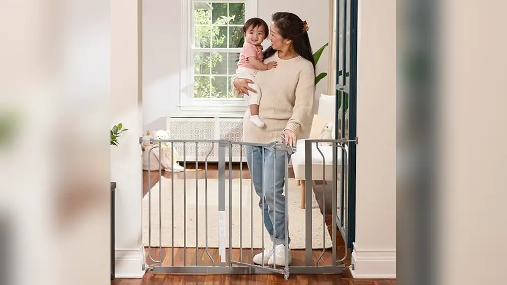 Extra Wide Walk Through Pet Gate